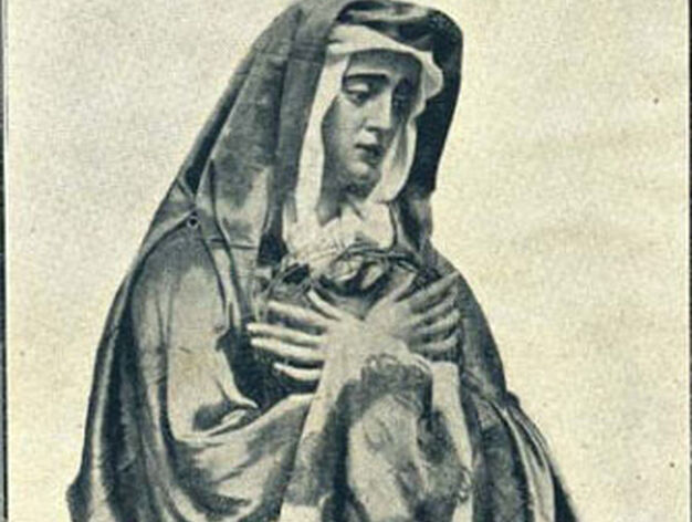 La Virgen del Valle con el pa&ntilde;o de la Ver&oacute;nica