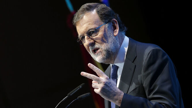 Rajoy, en un acto con los empresarios.
