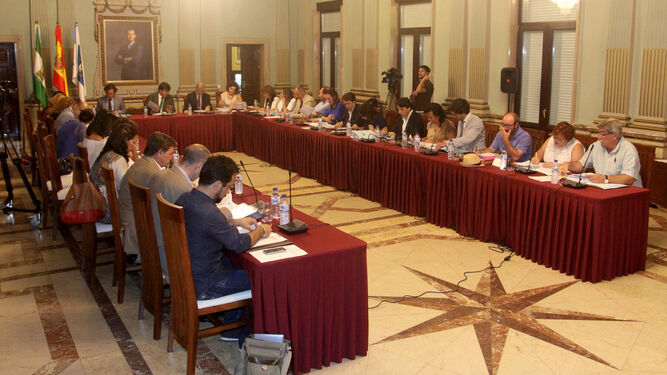 Una de las últimas sesiones plenarias del Ayuntamiento de la capital.