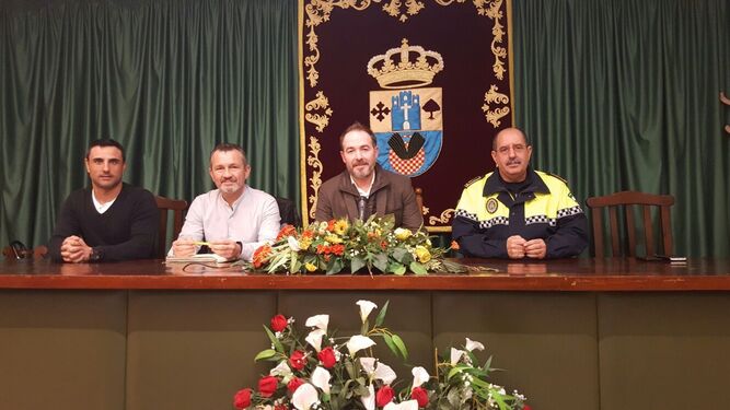 Genaro Reyes, Jacinto Fernández, Sebastián Fernández y Juan de Dios del Valle del Toro.