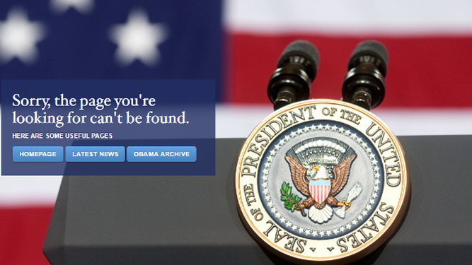 Una captura de la versión española de la web de la Casa Blanca.