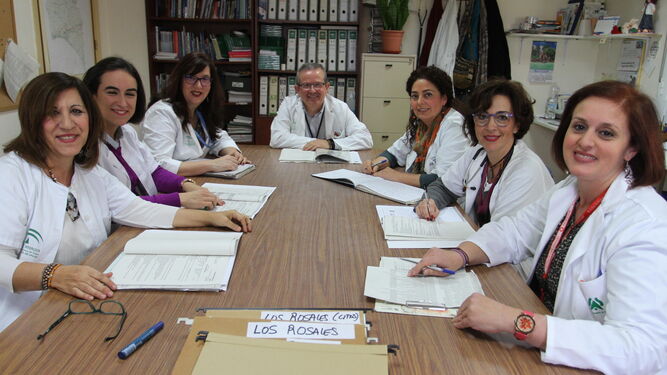 El Equipo de Soportes de Cuidados Paliativos del Complejo Hospitalario Universitario de Huelva.