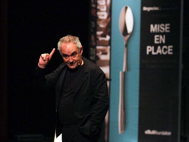 La clase magistral impartida por Ferran Adri&aacute;, en im&aacute;genes