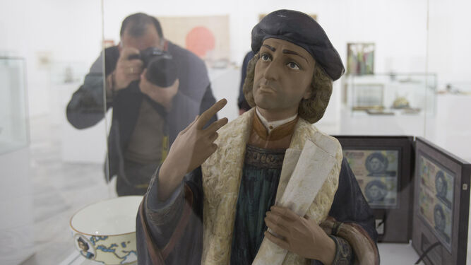 Colón en figurita de Lladró