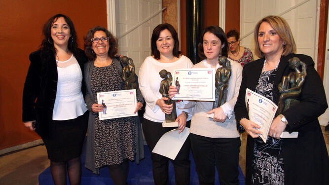 Las galardonadas del Premio Marismas de la edición del pasado año.