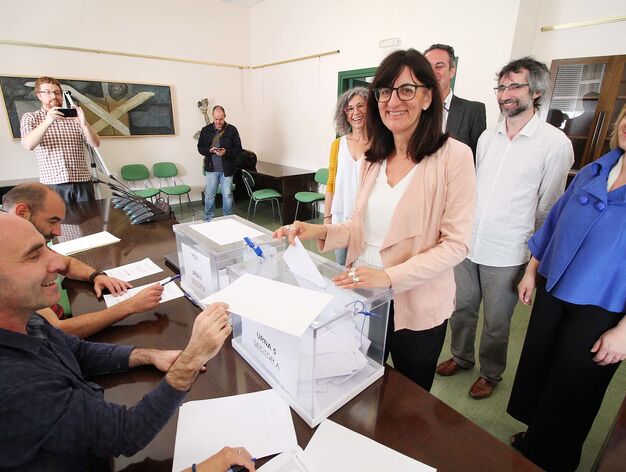 Jornada electoral en el Universidad de Huelva
