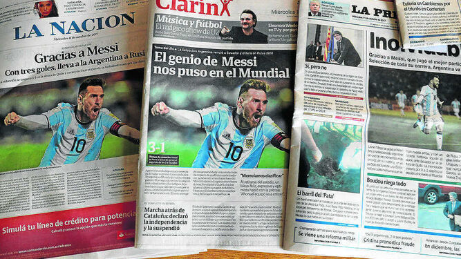 La prensa se rinde al genio de Messi