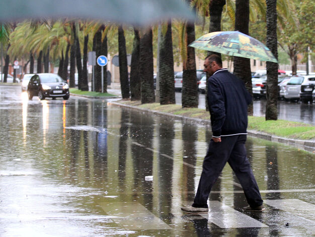 Im&aacute;genes del temporal de lluvia en Huelva.