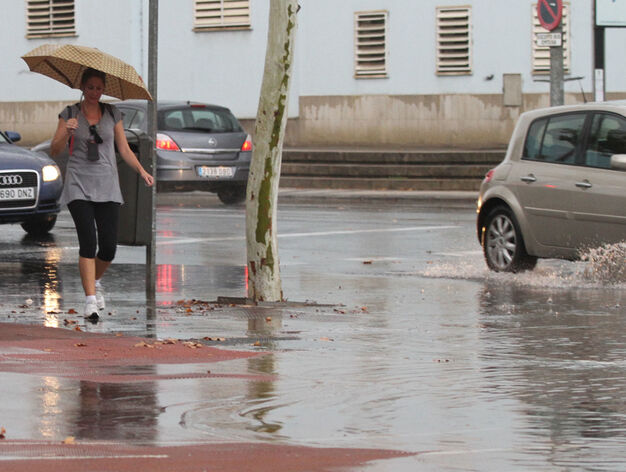 Im&aacute;genes del temporal de lluvia en Huelva.