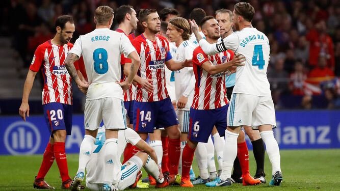 Las imágenes del Atlético-Real Madrid