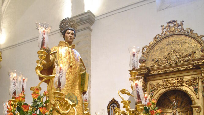 San Vicente Mártir, patrón de Zalamea la Real.