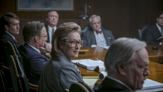 Meryl Streep ofrece una brillante interpretación en 'Los archivos del Pentágono'.