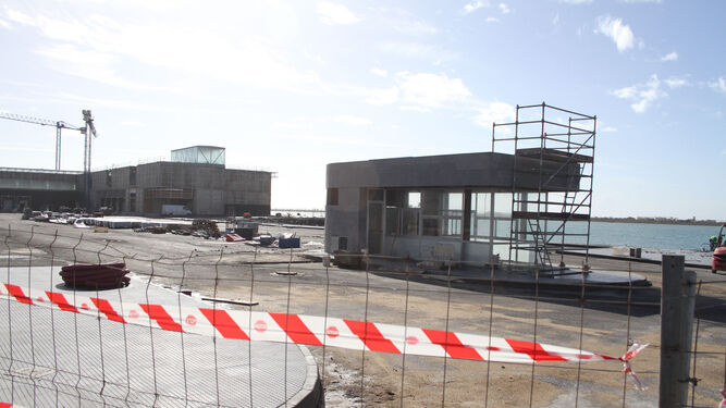 Imagen de las obras que se llevan a cabo para la construcción de las nuevas instalaciones.