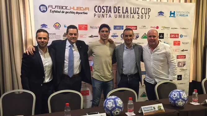 Invitados en la presentación de la primera edición de la Costa de la Luz Cup.