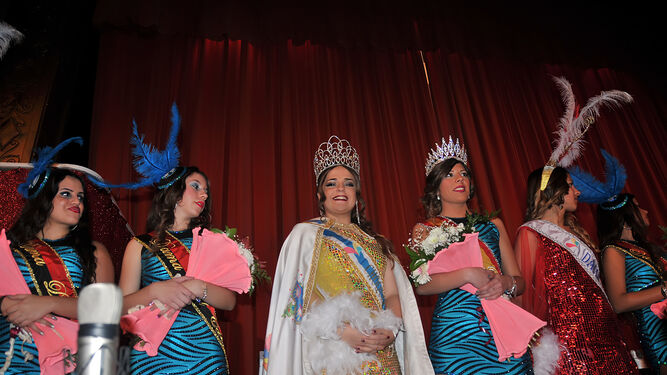 La choquera y la reina del carnaval ayamontino.
