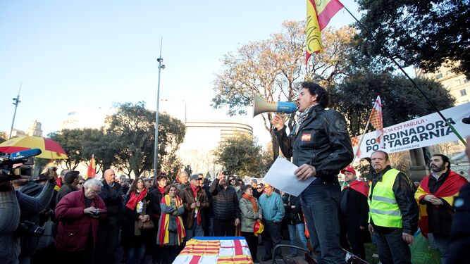 Álvaro de Marichalar, en la manifestación.