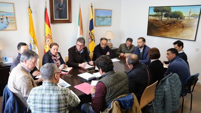 Reunión de la Junta de la Mancomunidad de Mazagón.