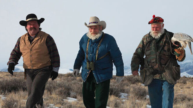 Tres protagonistas de la supervivencia extrema de 'Norte salvaje', en lo más remoto de Alaska.