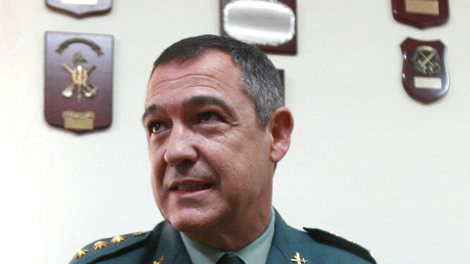 Ezequiel Romero, coronel jefe de la Guardia Civil de Huelva.