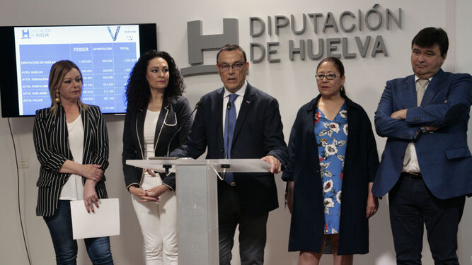 Rocío Cárdenas, Lourdes Martín, Ignacio Caraballo, Aurora Águedo y Gabriel Cruz valoran la consecución de la Edusi.