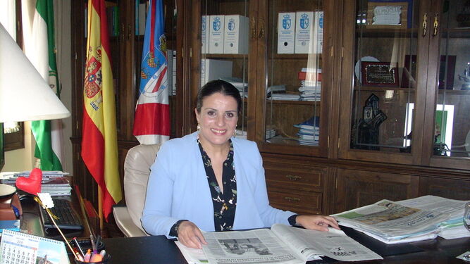 La alcaldesa de Almonte Rocío Espinosa.
