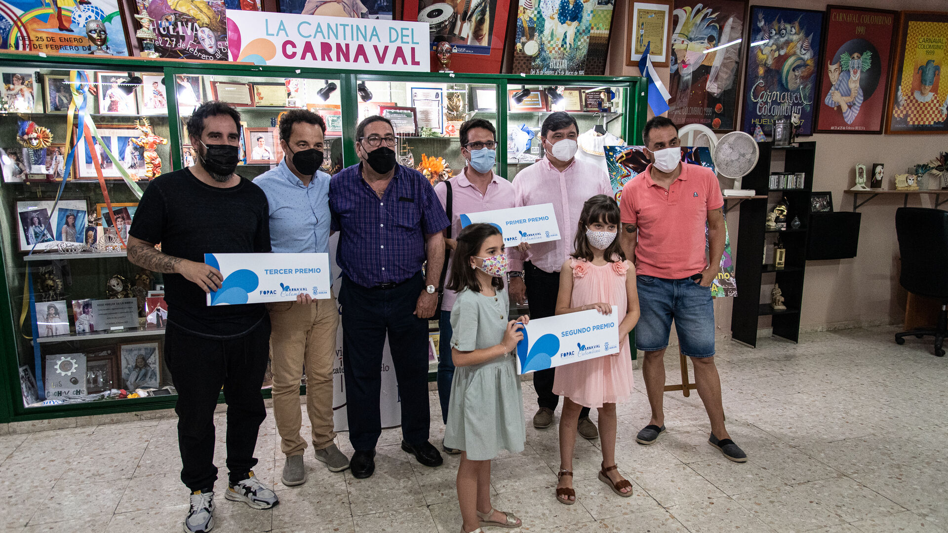 Im&aacute;genes de la entrega de premios del concurso online del Carnaval Colombino