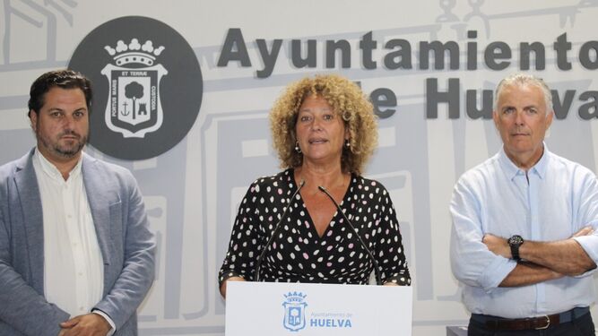 Pilar Marín ha destacado las inversiones del Gobierno andaluz en la ciudad de Huelva.