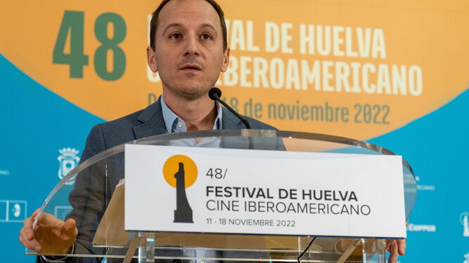 Presentación del Festival de Cine de Huelva este miércoles.