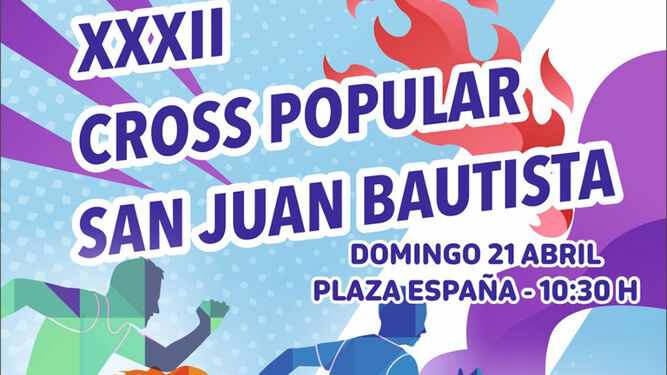Cartel del XXXII Cross Popular San Juan Bautista