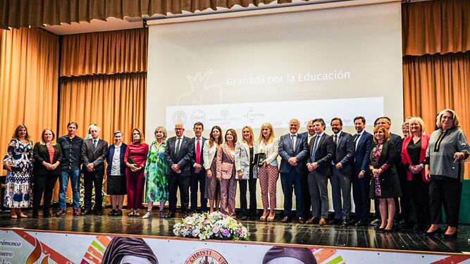 Galardonados en los Premios Granada por la Educación