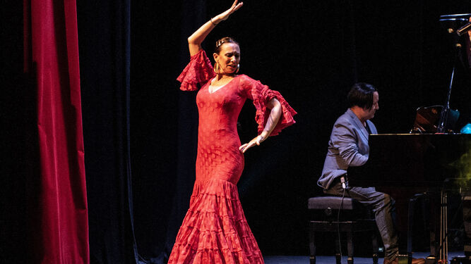 La bailaora Rocío Campos durante una de sus actuaciones