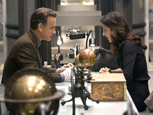 Robert Langdon (Tom Hanks) y Vittoria Vetra (Ayelet Zurer).

Foto: Sony Pictures