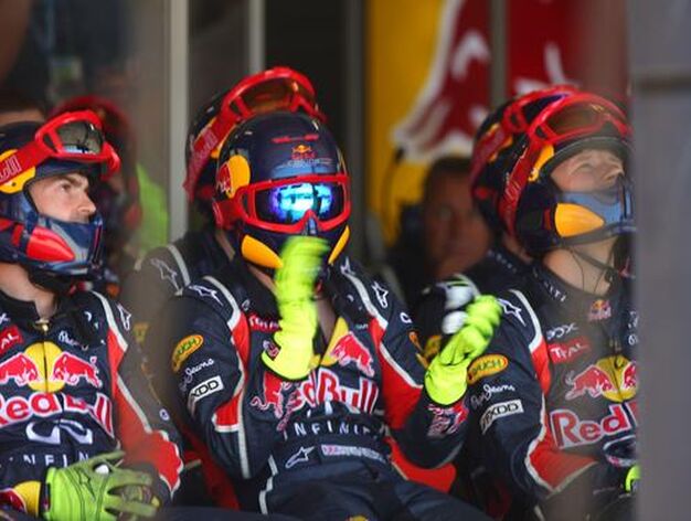 El equipo Red Bull.

Foto: AFP Photo