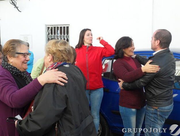 Las im&aacute;genes de una jornada de Loter&iacute;a con lluvia de premios en la provincia de Huelva