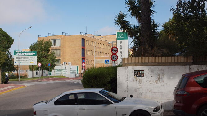 Zona ORA a las puertas del hospital comarcal de Riotinto.