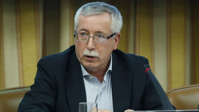 Ignacio Fernández comparece en el Pacto de Toledo, ayer, en el Congreso de los Diputados.