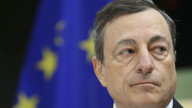 Mario Draghi, ayer.