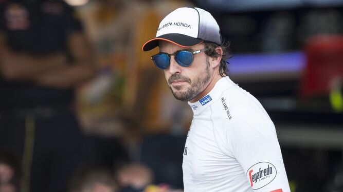El piloto español de McLaren-Honda, Fernando Alonso.