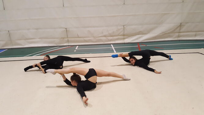 Tres gimnastas del Colombino, a Marbella
