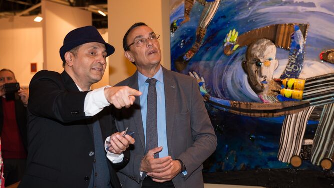 El mar une a los artistas de Huelva y Latinoamérica en la apertura de ARCO