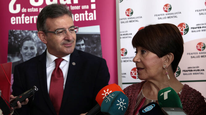 María Domínguez junto a Francisco Ruiz.