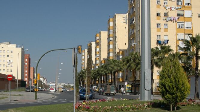 Bloques de viviendas en la capital onubense.