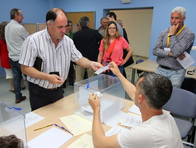 Jornada electoral en el Universidad de Huelva