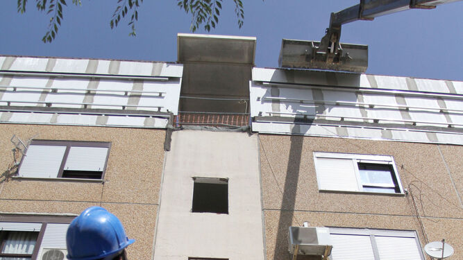 Rehabilitación de un bloque de viviendas del Torrejón.