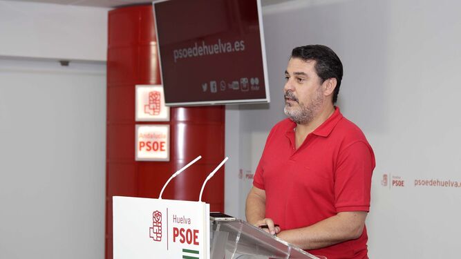 Jesús Ferrera, ayer, en rueda de prensa.