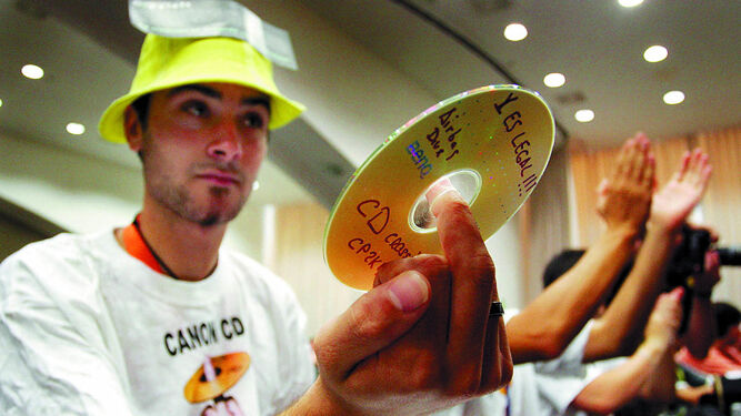 Campaña contra el canon digital en el Campus Party valenciano de 2007.