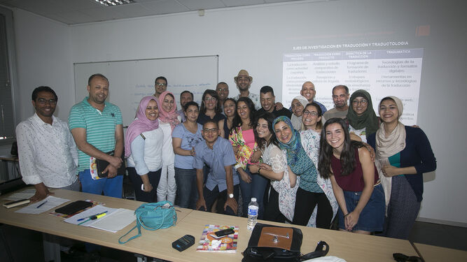 Alumnos del curso Traducción, interculturalidad y comunicación árabe-español.