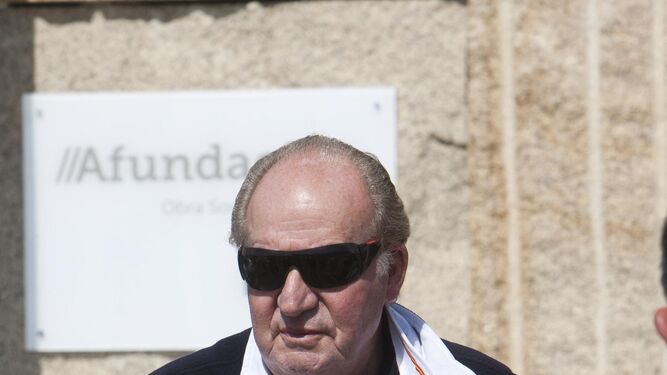 El rey Juan Carlos ha participado este verano en una regata en Sanxenxo.