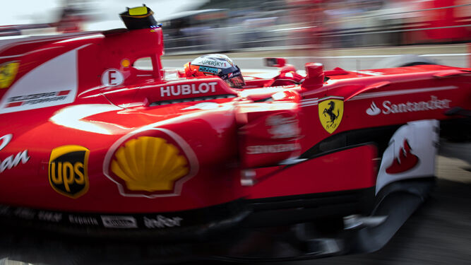Raikkonen pilota su Ferrari.