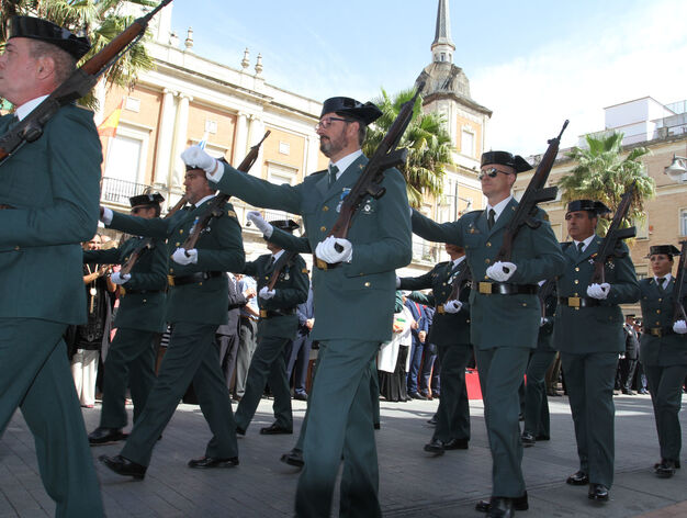 Desfile de la Guardia Civil con motivo de la festividad de su Patrona